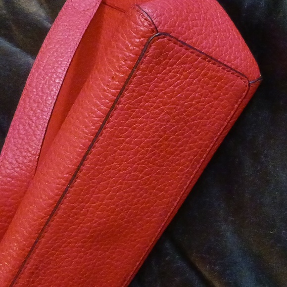 Kate Spade Carter Street Georgia Leather Crossbody/ Shoulder Bag- Burnt Orange - Picture 12 of 16